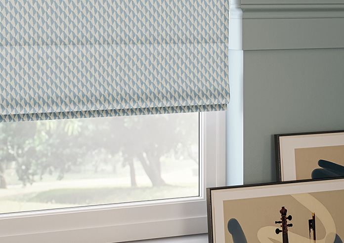 Jaipur, Chambray - Twist&Fit Roman Blind - Image 5
